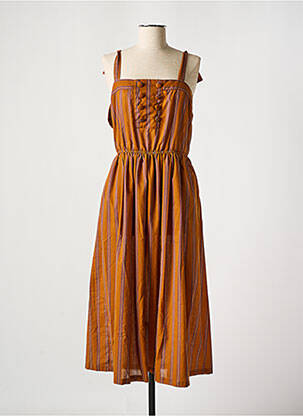 Rochie midi portocaliu DAY OFF femeie