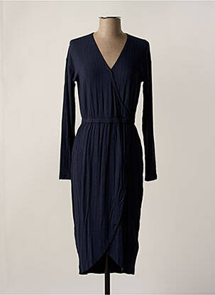 Rochie midi albastru MOSS COPENHAGEN femeie