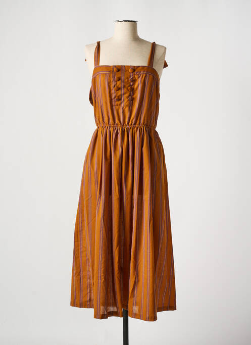 Rochie midi portocaliu DAY OFF femeie