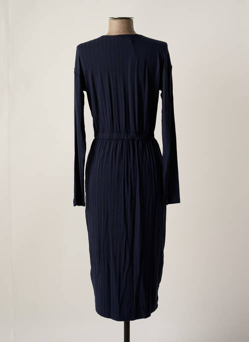 Rochie midi albastru MOSS COPENHAGEN femeie