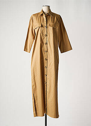 Rochie lungă bej PARISIENNE ET ALORS femeie