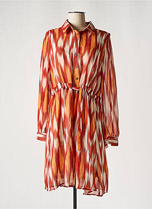 Rochie scurtă maro GRACE & MILA femeie