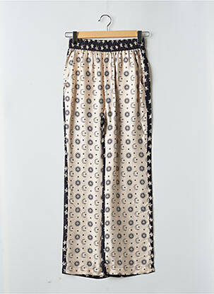 Pantalon larg bej SAK'S femeie