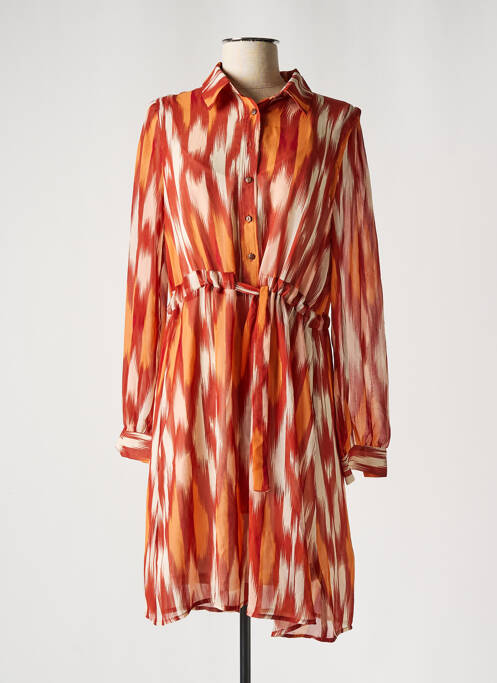 Rochie scurtă maro GRACE & MILA femeie