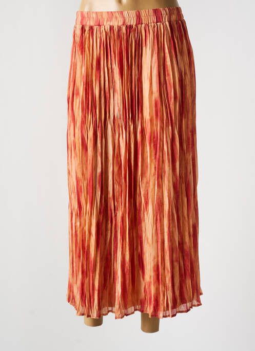 Fustă midi portocaliu VILA femeie