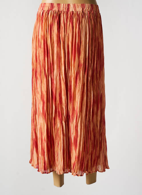 Fustă midi portocaliu VILA femeie