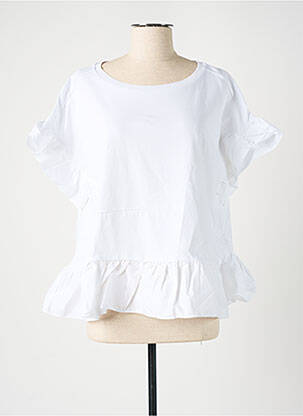 Top alb TWINSET femeie