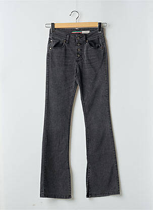 Blugi bootcut negru PLEASE femeie