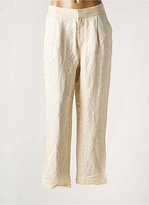 Pantalon drept bej SCOTCH & SODA femeie