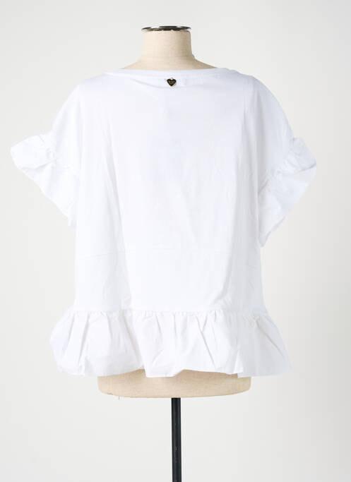 Top alb TWINSET femeie