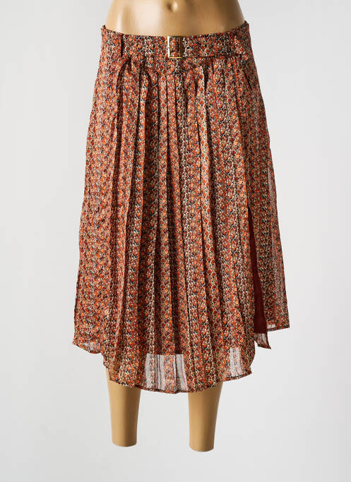 Fustă midi maro MOLLY BRACKEN femeie