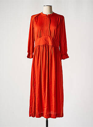 Rochie midi maro SCOTCH & SODA femeie