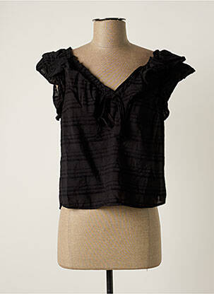 Top negru OBJECT femeie