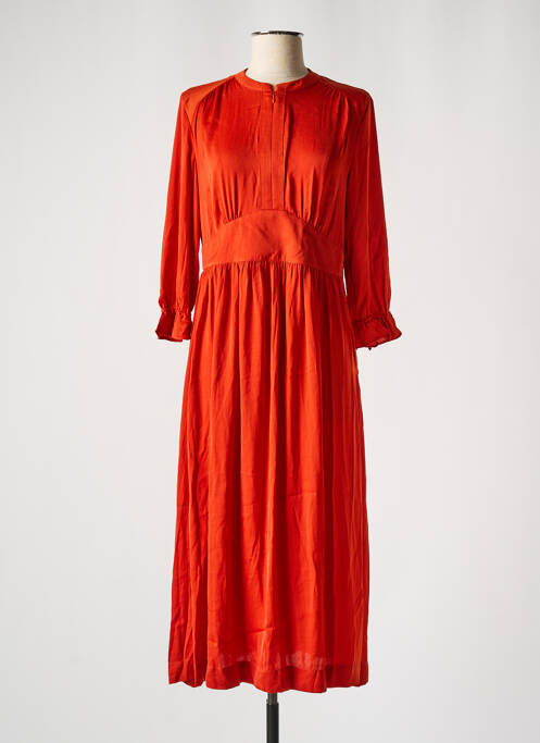 Rochie midi maro SCOTCH & SODA femeie