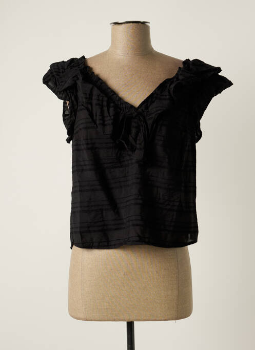 Top negru OBJECT femeie