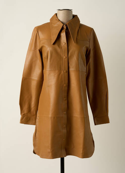 Geci din piele ecologică bej OBJECT femeie