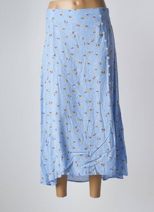 Fustă midi albastru GRACE & MILA femeie