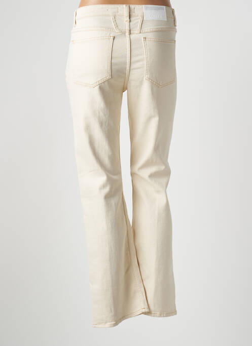 Blugi cu croială dreaptă bej CLOSED femeie