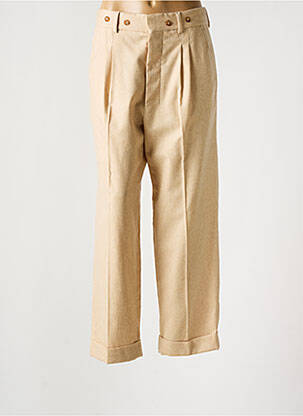 Pantalon larg bej MARGAUX LONNBERG femeie
