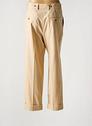 Pantalon larg bej MARGAUX LONNBERG femeie