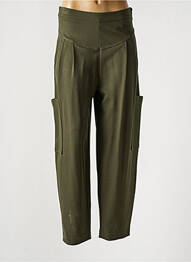 Pantalon larg kaki TWINSET femeie