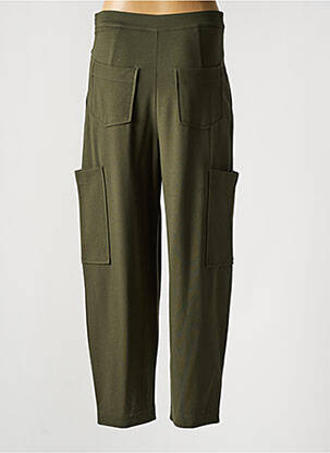 Pantalon larg kaki TWINSET femeie