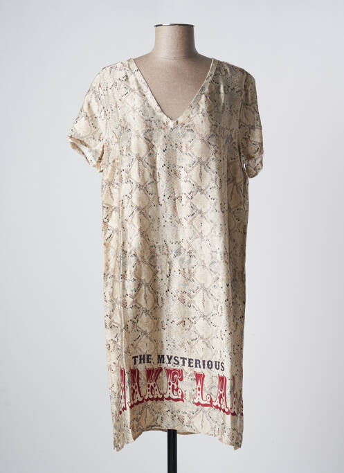 Rochie scurtă bej SAK'S femeie