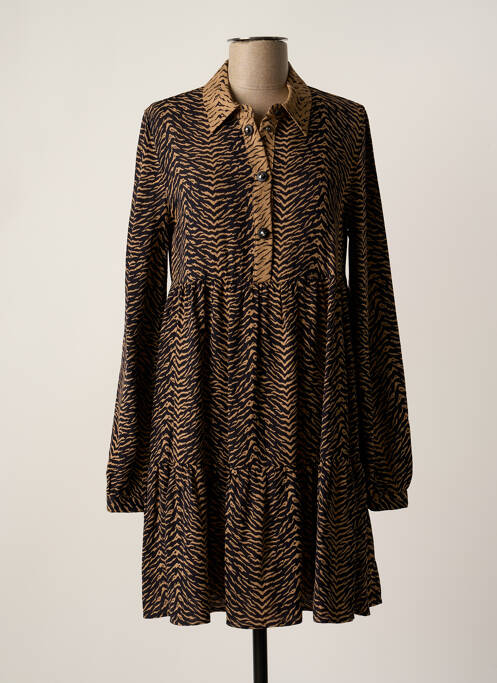 Rochie scurtă bej PINKO femeie