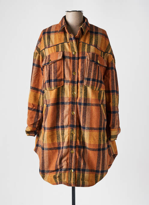 Palton lung maro WILD femeie