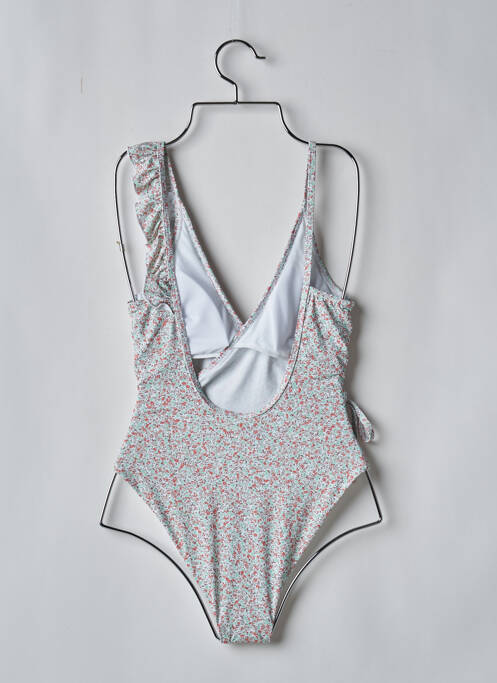 Costum de baie dintr-o singură piesă alb PIECES femeie