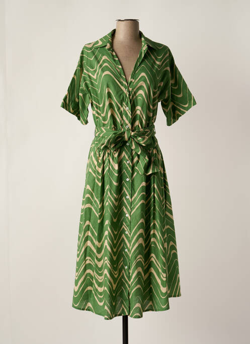 Rochie midi verde DIEGA femeie