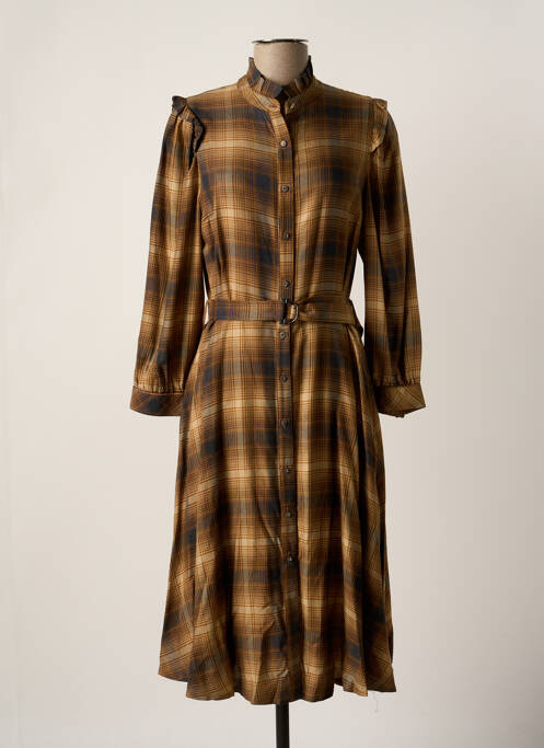 Rochie scurtă maro LA PETITE FRANCAISE femeie