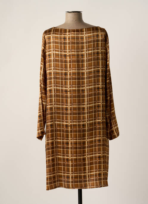 Rochie scurtă maro MOMONI femeie