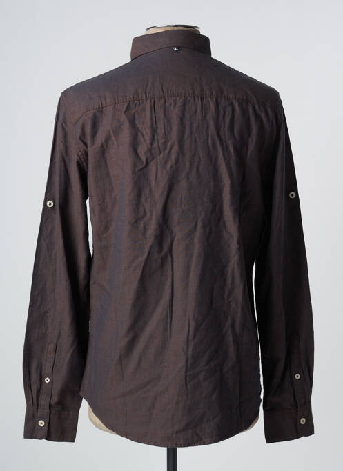 Cămașă cu mâneci lungi maro TOM TAILOR bărbat