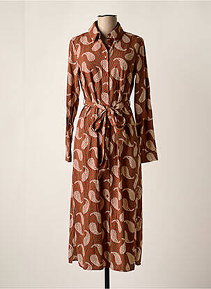 Rochie lungă maro VILA femeie