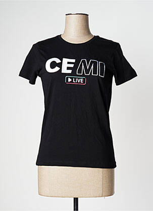 Tricou negru CEMI femeie