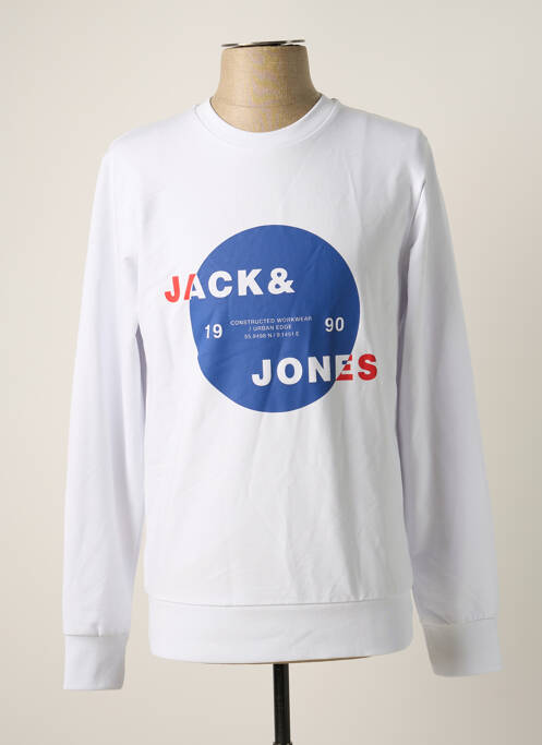 Hanorac alb JACK & JONES bărbat