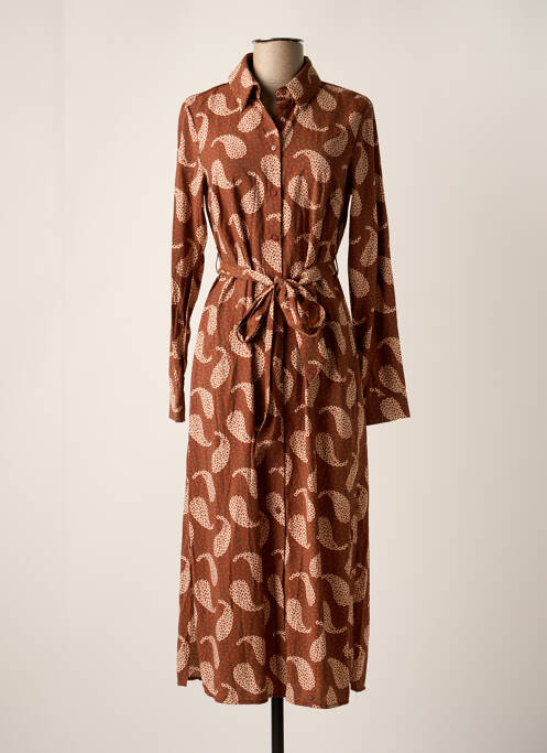 Rochie lungă maro VILA femeie