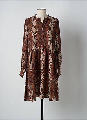 Rochie midi maro VILA femeie