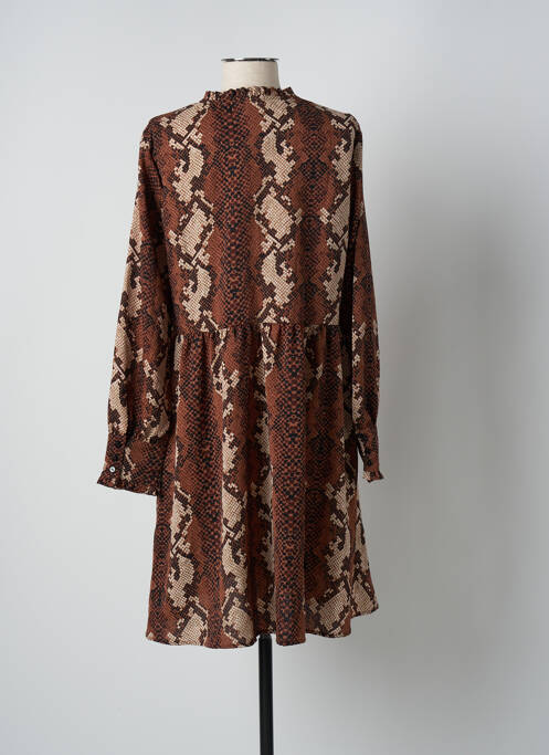 Rochie midi maro VILA femeie