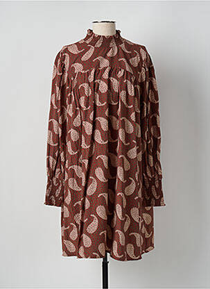 Rochie midi maro VILA femeie