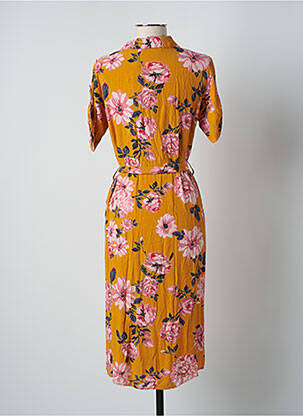 Rochie midi maro VERO MODA femeie