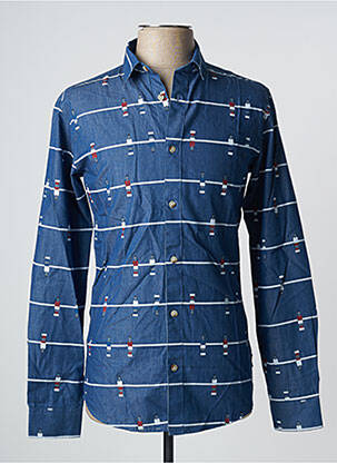 Cămașă cu mâneci lungi albastru ONLY&SONS bărbat