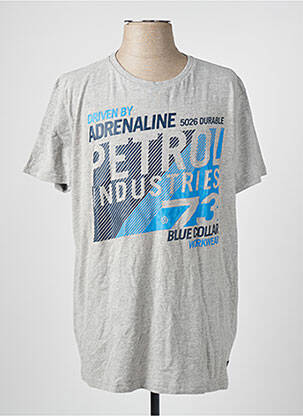 Tricou gri PETROL INDUSTRIES bărbat