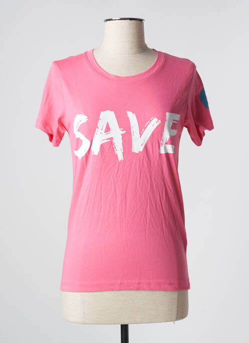 Tricou roz SAVE THE DUCK femeie