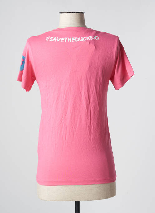 Tricou roz SAVE THE DUCK femeie