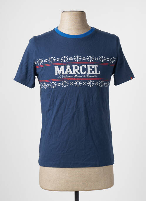 Tricou albastru LE FABULEUX MARCEL DE BRUXELLES bărbat