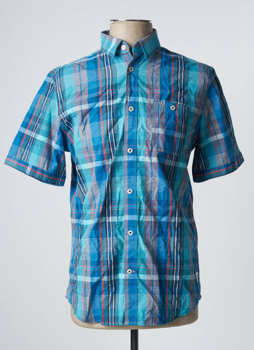 Cămașă cu mâneci scurte albastru TOM TAILOR bărbat