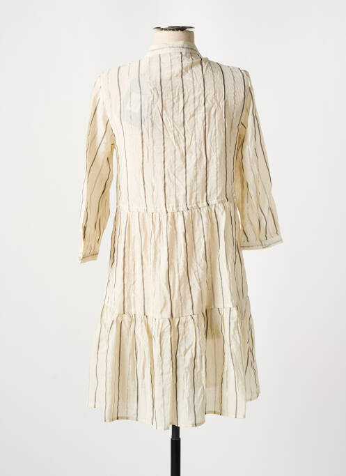 Rochie midi bej VERO MODA femeie