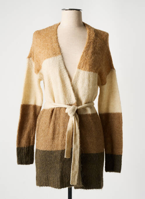 Vestă cu mâneci lungi maro VERO MODA femeie